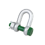G-4153 Green Pin Dee Shackles Product Render 2